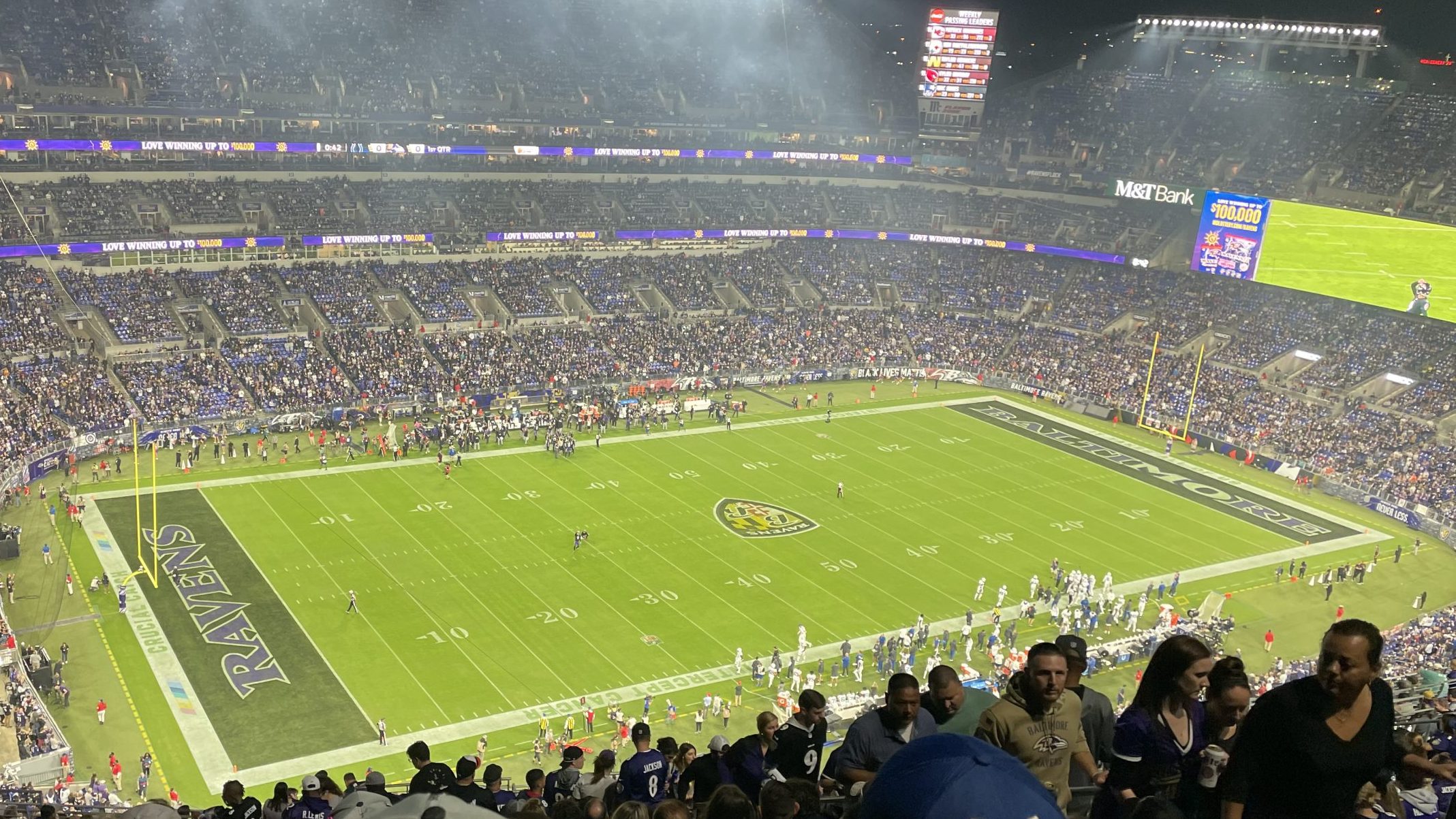 M&T Bank Stadium at Night, Ⓒ BullDawg2021